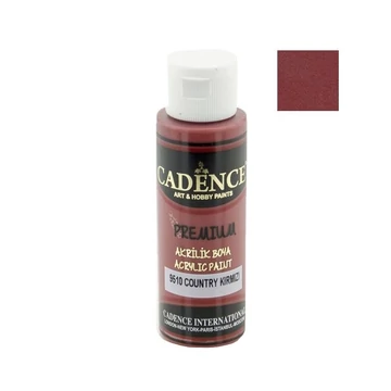 Cadence Premium akril festék, 70 ml, country vörös