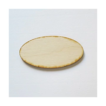 Ovális falap, mérete 10x5 cm