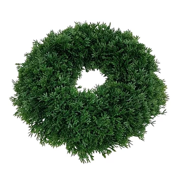 Műzöld koszorúalap, átmérője: 25 cm   