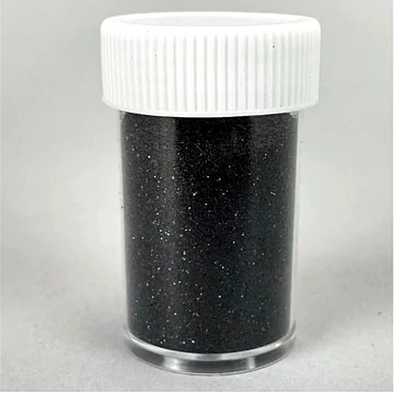 Csillámpor, fekete, 15 g