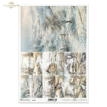 Rizspapír - téli táj