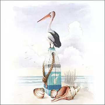 Szalvéta - pelikán 