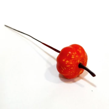 Drótos tök, sötét narancssárga, mérete: 2,5 cm
