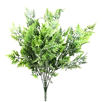 Hamvas műzöld, 7 ágú. Mérete:  kb. 38 cm