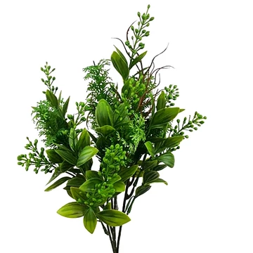 Műzöld csokor, mérete: kb. 40 cm