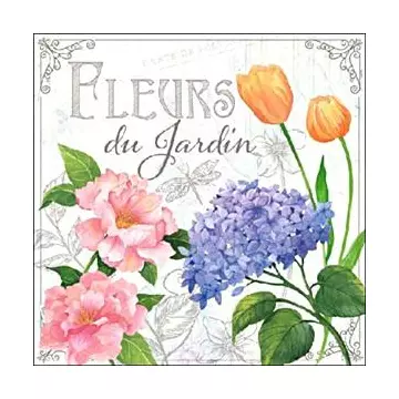 Szalvéta Fleurs de Jardin