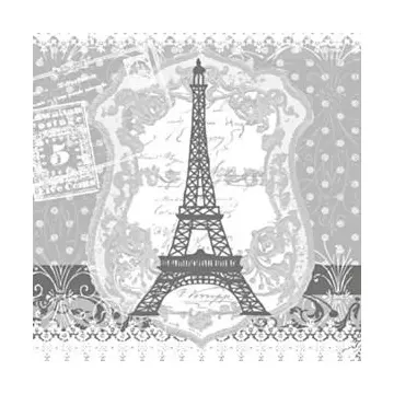 Szalvéta, Eiffel tower