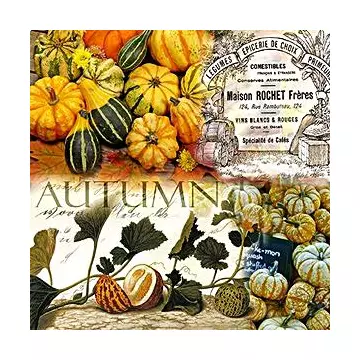 Szalvéta Autumn pumpkins