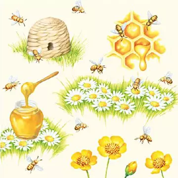 Szalvéta – Bees