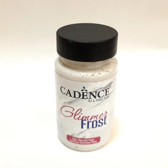 Csillámos stencilpaszta - Glimmer frost, 90 ml