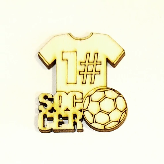 Mez focilabdával, mérete: 33x4 cm