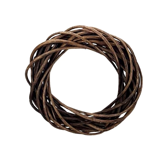 Vesszőkoszorú barna, átmérője: 15 cm