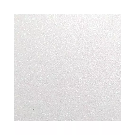Csillámos öntapadós dekorgumi, fehér. A4-es méretű, 2 mm vastag