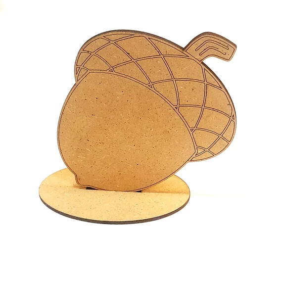 Makk, talpas, MDF. Mérete: 9,5x12,5 cm  
