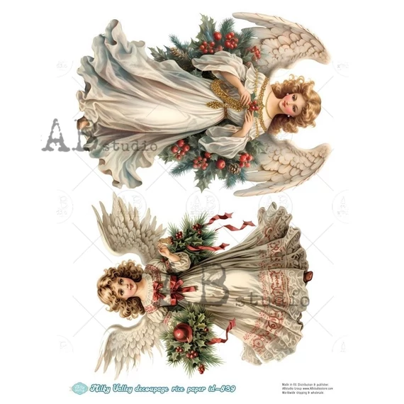 Rizspapir - angyalok