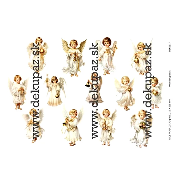 Rizspapír - angyalok