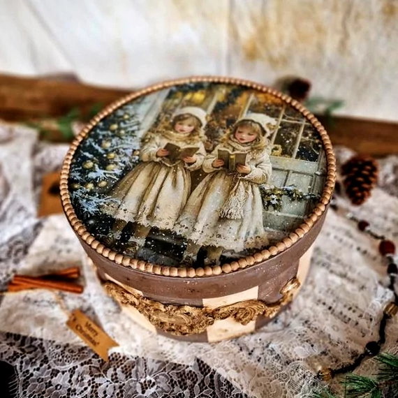 Rizspapír - éneklő kislányok, nyolc kör