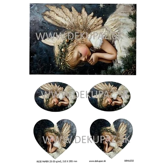 Rizspapír - angyalkák