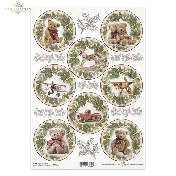 Rizspapír - karácsonyi játékok, 8 kör