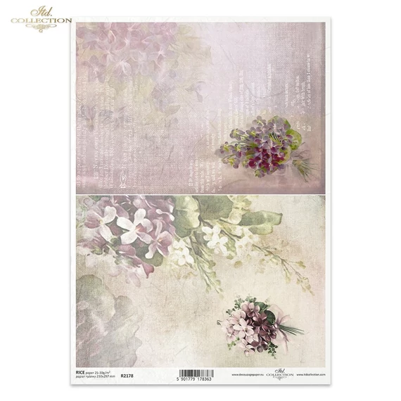Rizspapír - ibolyacsokrok