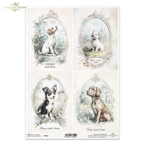 Rizspapír - kutyák