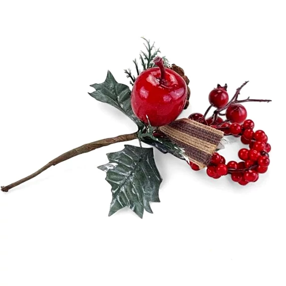 Vegyes bogyós pikk almával, mérete 22 cm
