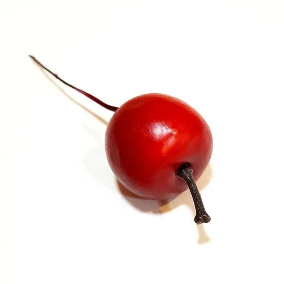 Mű alma pick, hossza: 13 cm, alma mérete:  2,5x4 cm