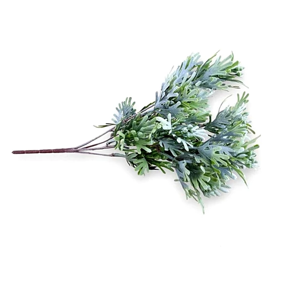 Mű kakukkmák csokor, hamvas zöld. Hossza 33 cm.