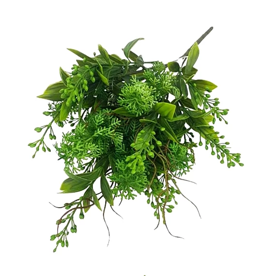 Műzöld csokor, mérete: kb. 40 cm