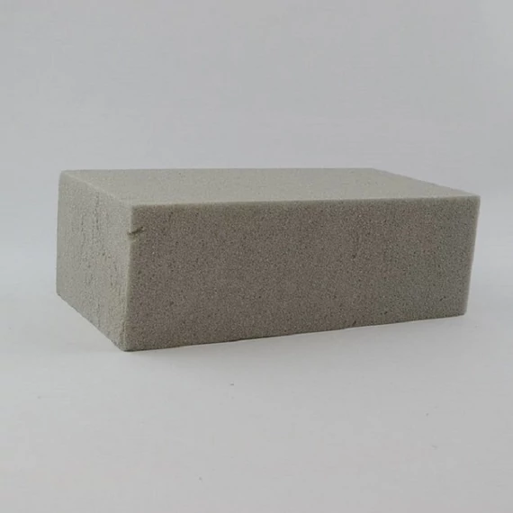Száraz oázis tűzőhab, tégla. Mérete: 23x11x8 cm