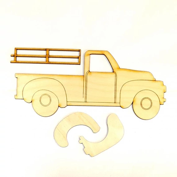 Lézervágott pick up rátétekkel. Mérete: 150x67x3+3 mm