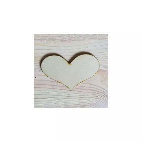 Romantik szív, mérete: 9x6 cm