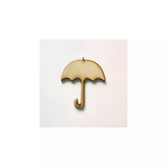 Natúr fa esernyő, mérete: 8x9 cm