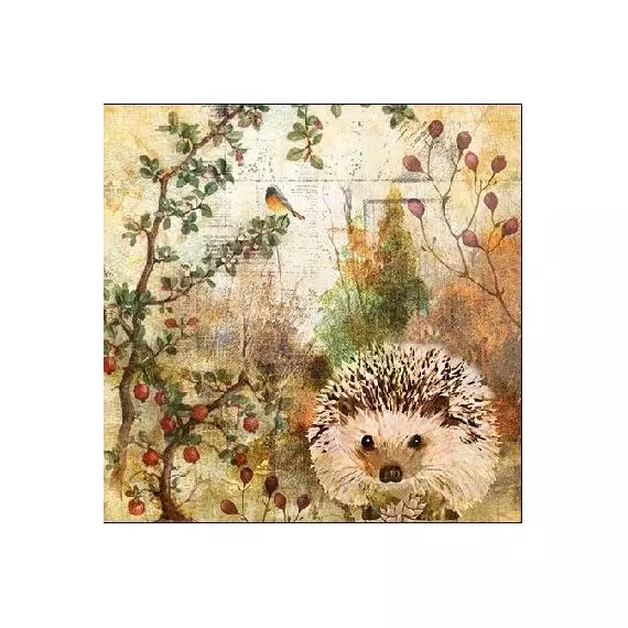Szalvéta – Autumn hedgehog
