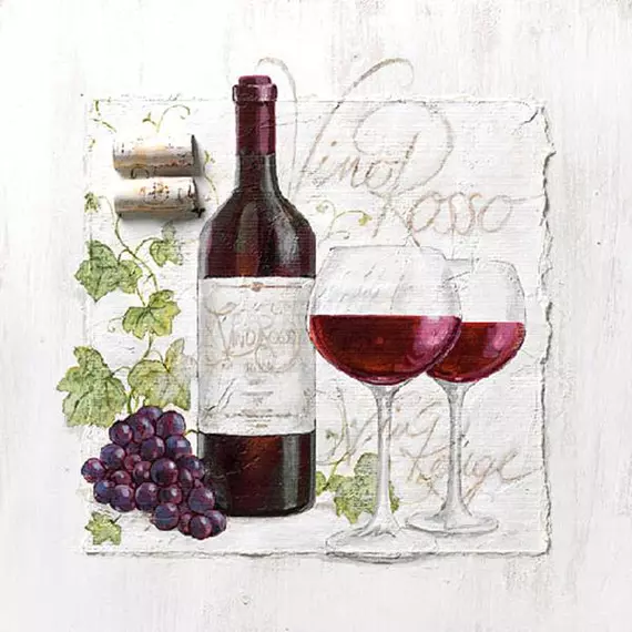 Szalvéta – Vino rosso