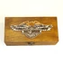 Harley Davidson feliratos, lazúrozott doboz. Mérete: 20x10x5 cm